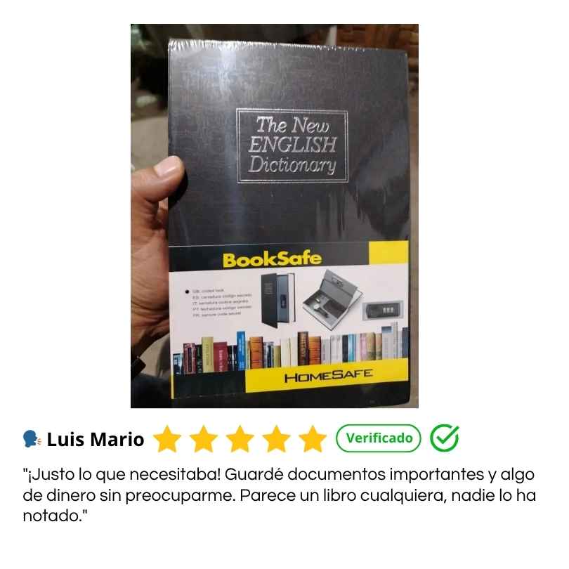 LibroLock® “Parece un libro. Protege como una bóveda.”