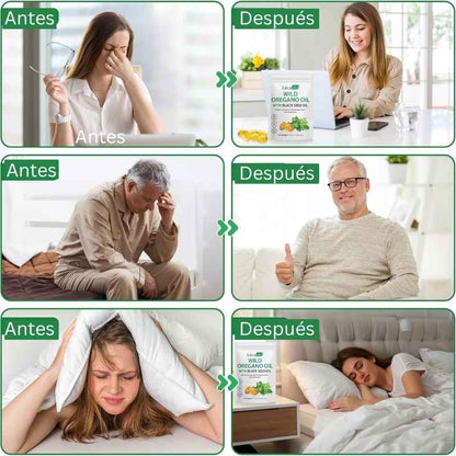 Aceite de Oregano “Refuerza tu bienestar natural y vitalidad todos los días”. 600 Capsulas.