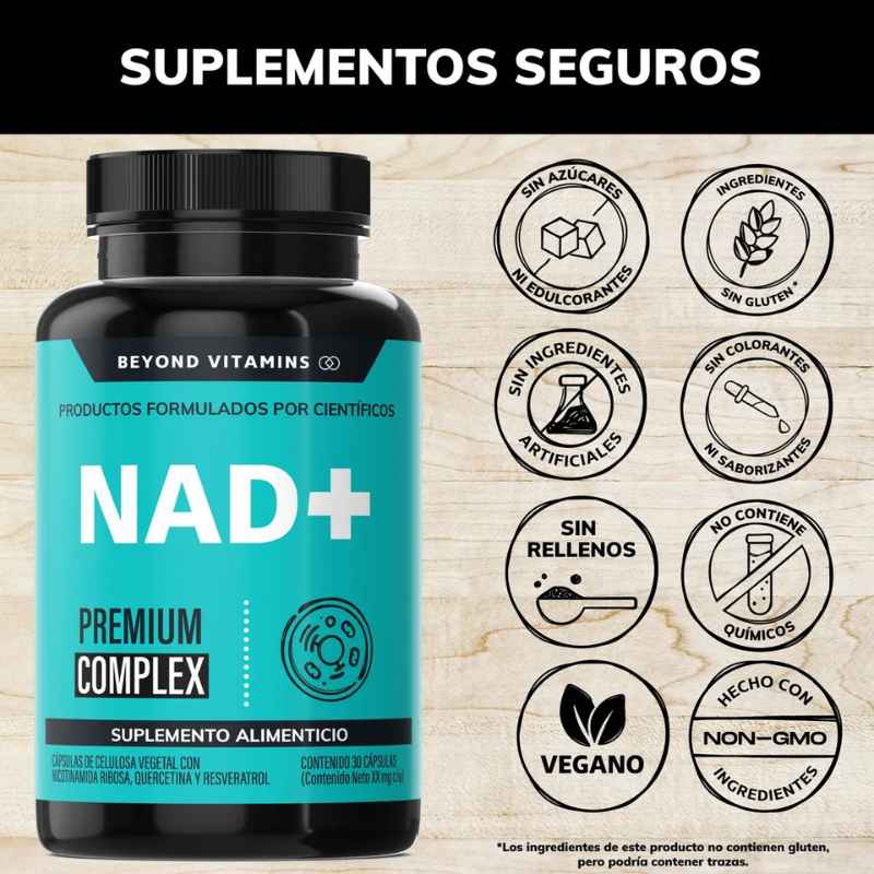 "Después de los 35 tu cuerpo empieza a perder energía… no porque duermas menos, sino porque tus células pierden NAD+." Tratamiento para un mes.