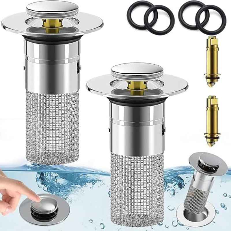 Drain Guard Pro – Tapón Filtro Antibloqueo - 2 Piezas