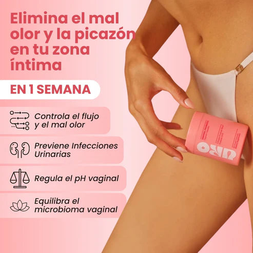 “URO Vaginal Probiotic te ayuda a recuperar la armonía natural desde adentro”