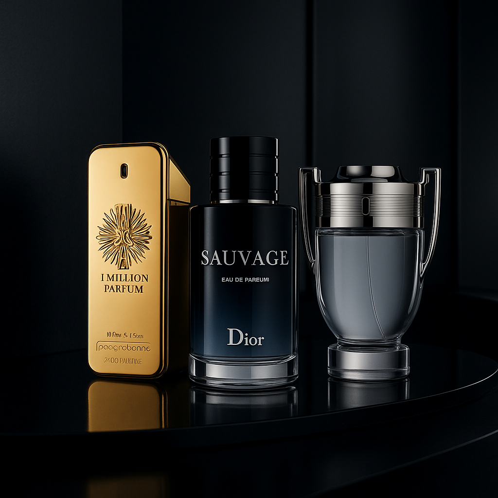 Set Masculino De Perfumes De Lujo 3x1   ✨“Incluye los perfumes de importación más deseados: Sauvage · Invictus · 1 Million 3X100ML"