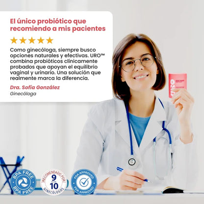 “URO Vaginal Probiotic te ayuda a recuperar la armonía natural desde adentro”