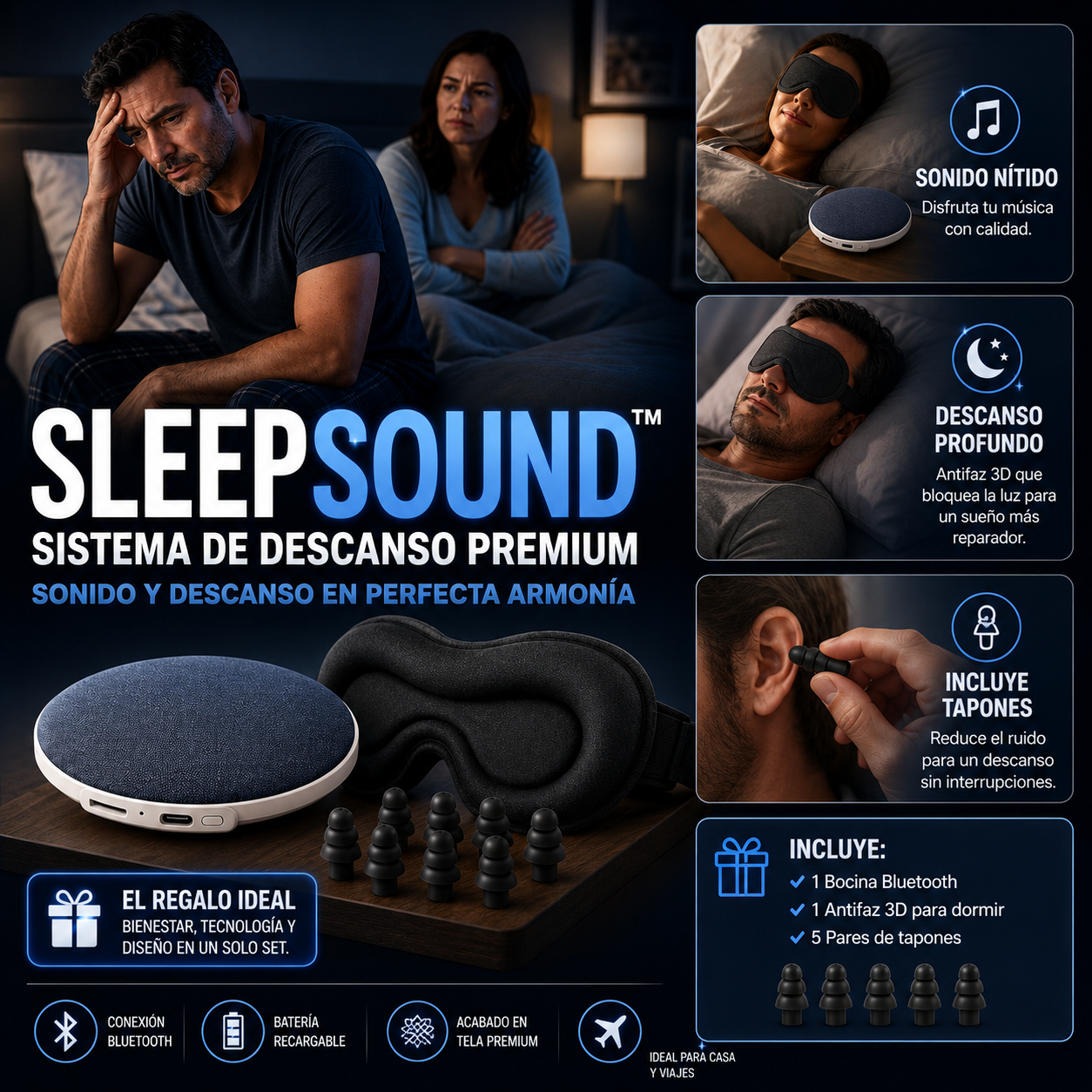 Sistema de Descanso Profundo SleepSound™