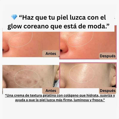 COLLAGEN JELLY CREAM.💎 Piel con Aspecto Radiante y Fresco Gracias a la Crema de Gelatina de Colágeno #1 en Corea