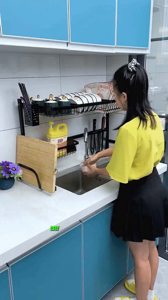 Organización de Cocina con Escurridor